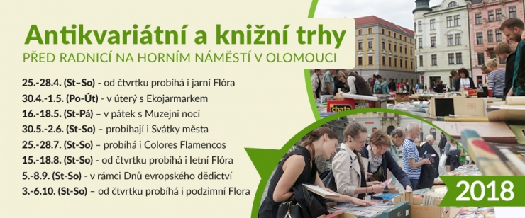 Olomoucké antikvariátní a knižní trhy 2018