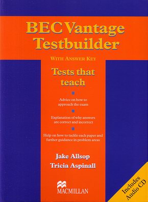 BEC Vantage Testbuilder with answer key + audio CD