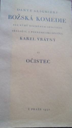 Božská komedie II. Očistec