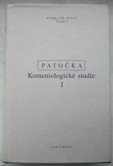 Komeniologické studie I Soubor textů o J.A. Komenském