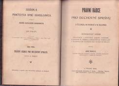 Právní rádce pro duchovní správu v Čechách, na Moravě a ve Slezsku